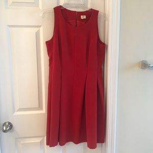 Loft red dress size 8